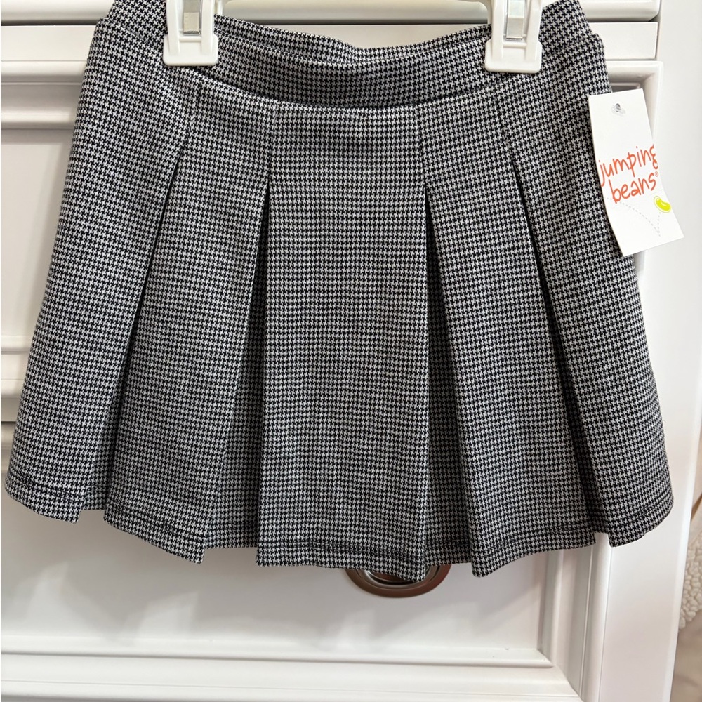 Jumping Beans Black & White Houndstooth Dress